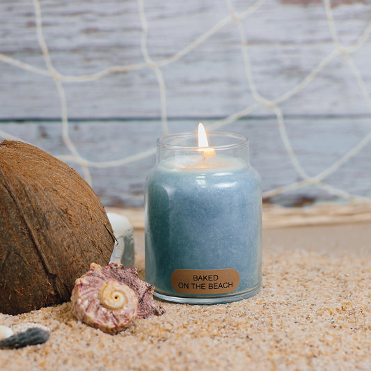 Baked on the Beach Scented Candle - 6 oz, Single Wick, Baby Jar