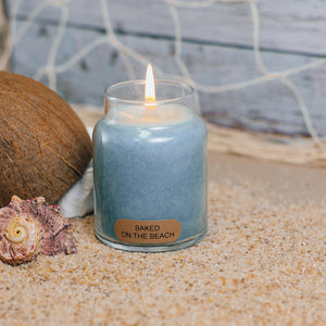 Baked on the Beach Scented Candle - 6 oz, Single Wick, Baby Jar