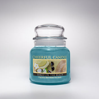 Baked on the Beach Scented Candle -16 oz, Double Wick, Cheerful Candle