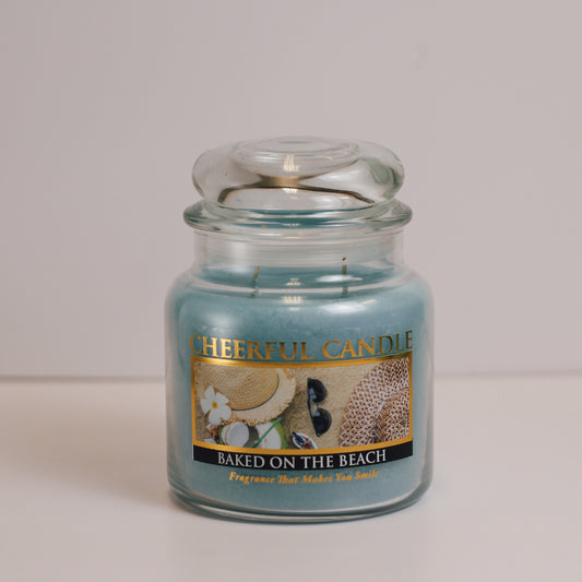 Baked on the Beach Scented Candle -16 oz, Double Wick, Cheerful Candle