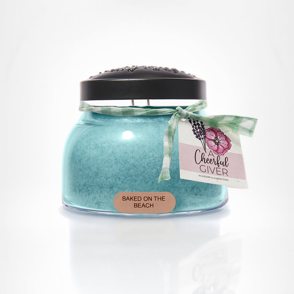 Baked on the Beach Scented Candle - 22 oz, Double Wick, Mama Jar