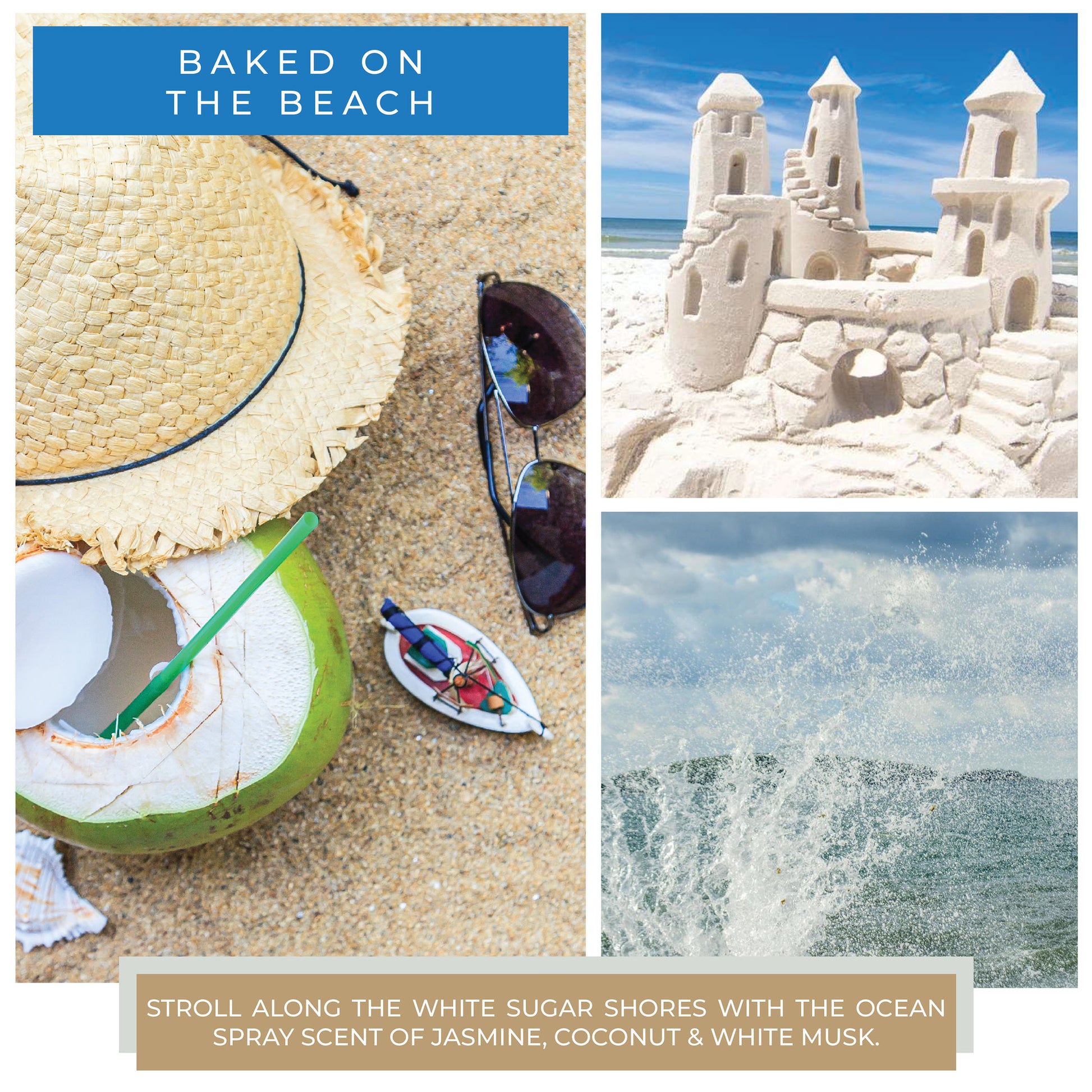 Baked on the Beach - 24 oz Cheerful Candle