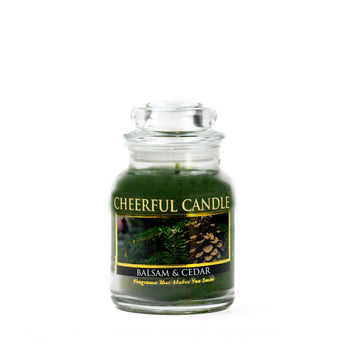 Balsam and Cedar - 6 oz Cheerful Candle