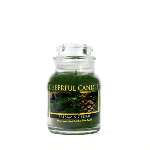 Balsam and Cedar - 6 oz Cheerful Candle