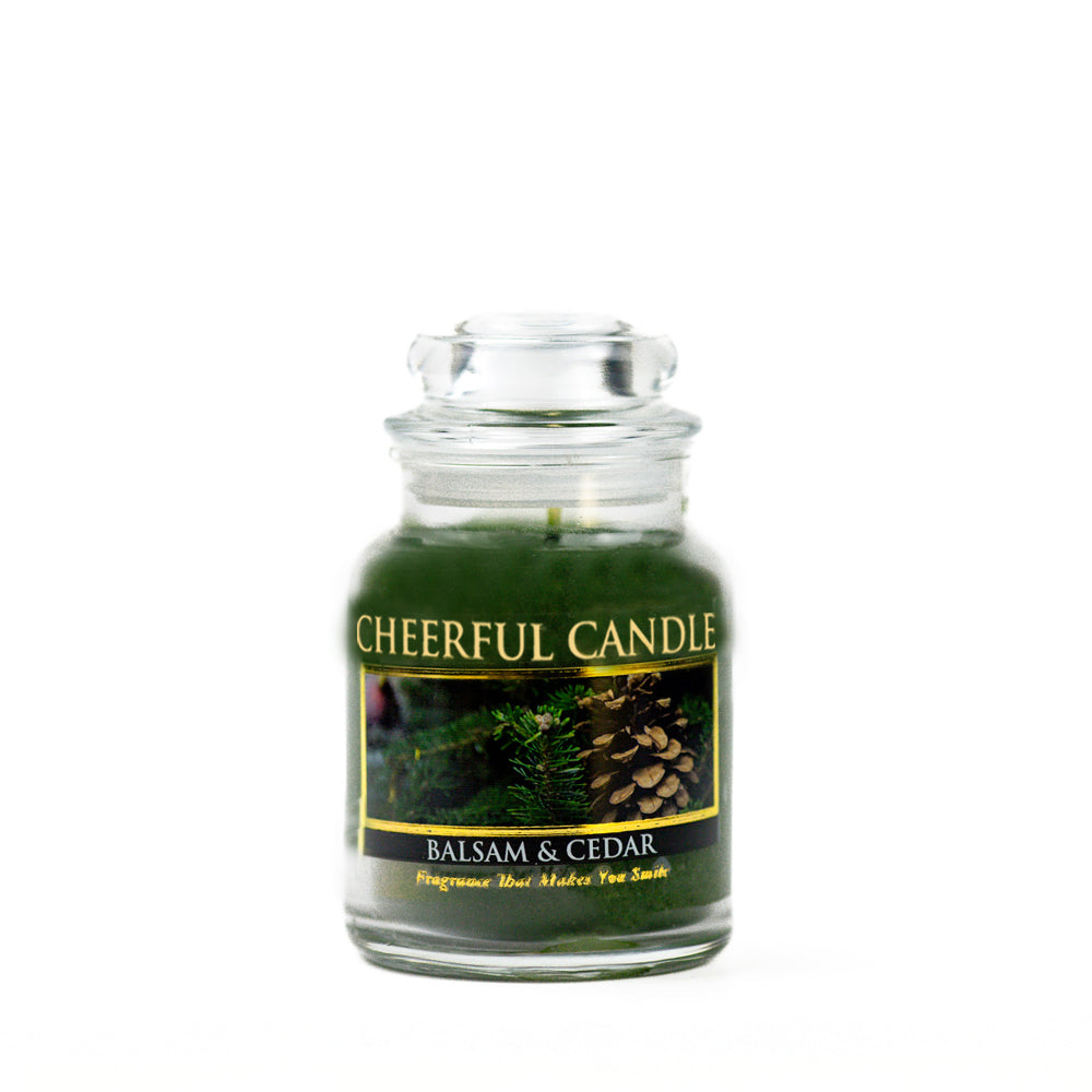 Balsam and Cedar - 6 oz Cheerful Candle