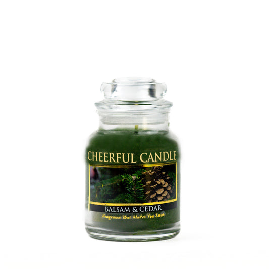 Balsam and Cedar - 6 oz Cheerful Candle