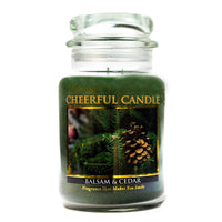 Balsam and Cedar - 24 oz Cheerful Candle