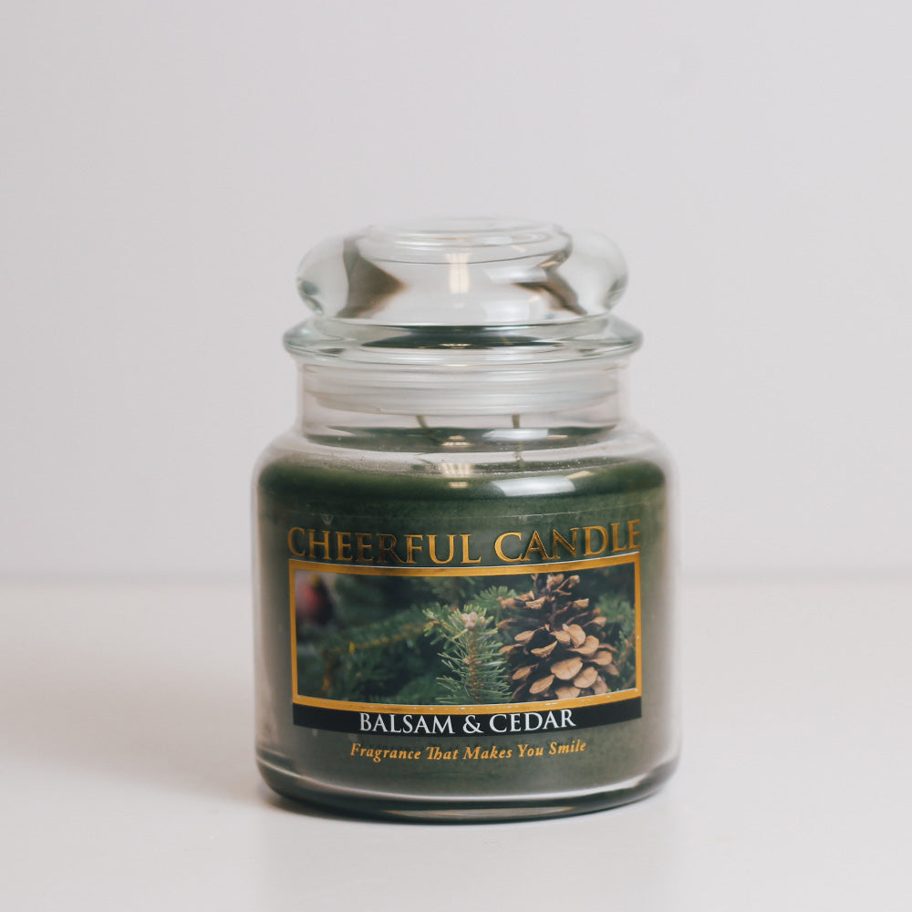 Balsam and Cedar - 16 oz Cheerful Candle