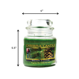 Balsam and Cedar - 16 oz Cheerful Candle
