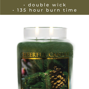Balsam and Cedar - 24 oz Cheerful Candle