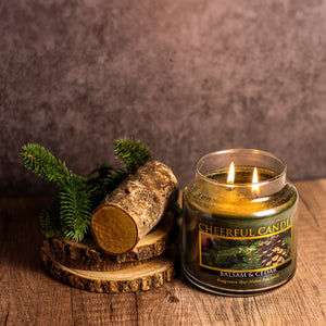 Balsam and Cedar - 16 oz Cheerful Candle