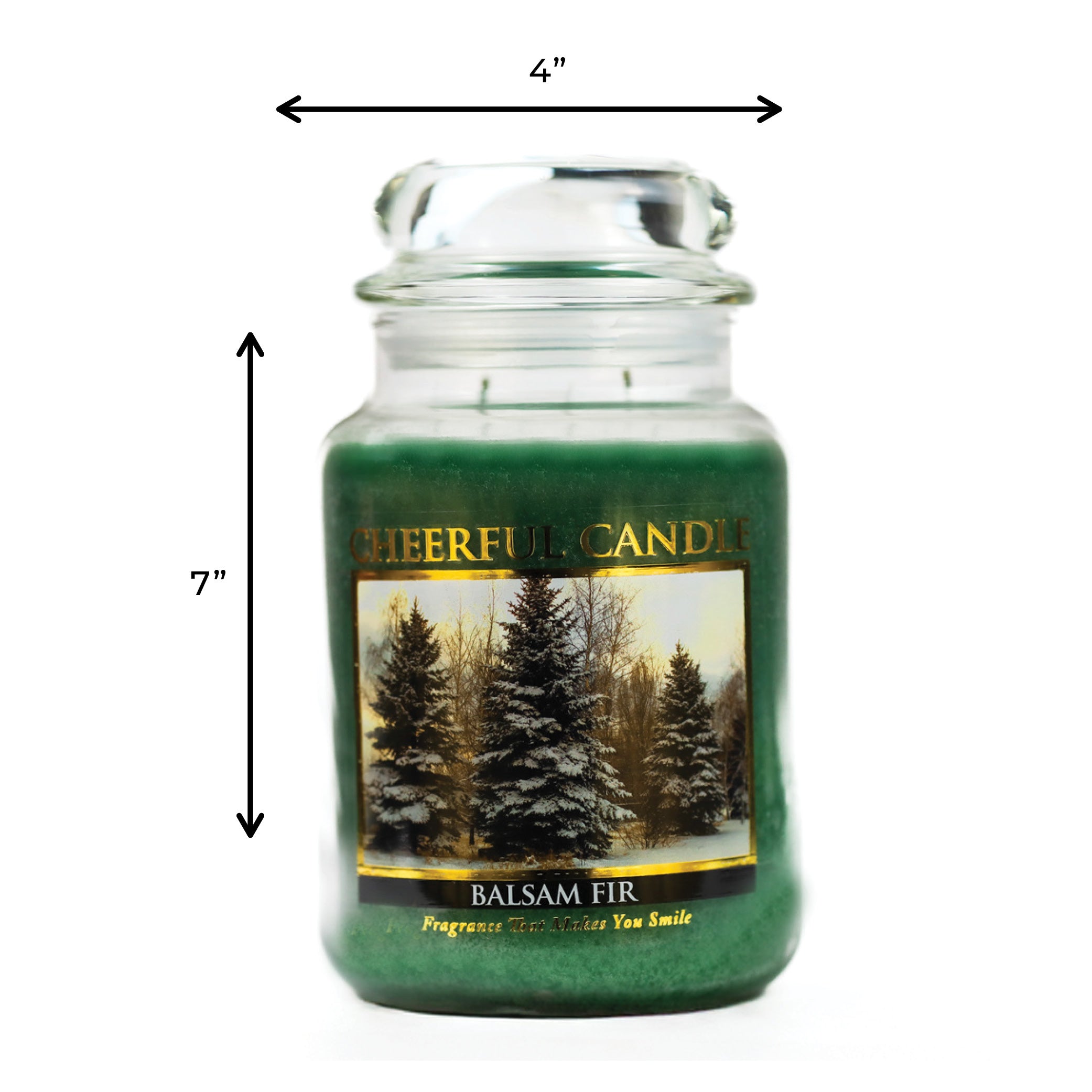 スピリチュアル・エマージェンシー Balsam Fir Scented Candle -24 oz, Double Wick, 135-hour burn time