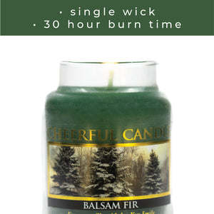 Balsam Fir - 6 oz Cheerful Candle