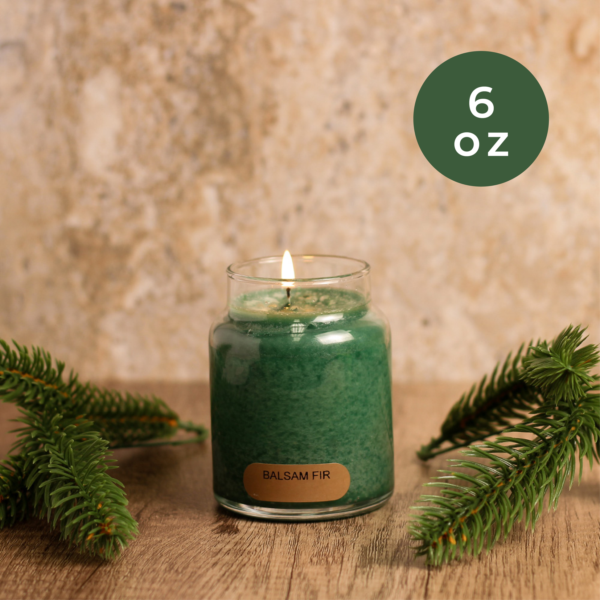 Balsam Fir - 6 oz Baby Candle