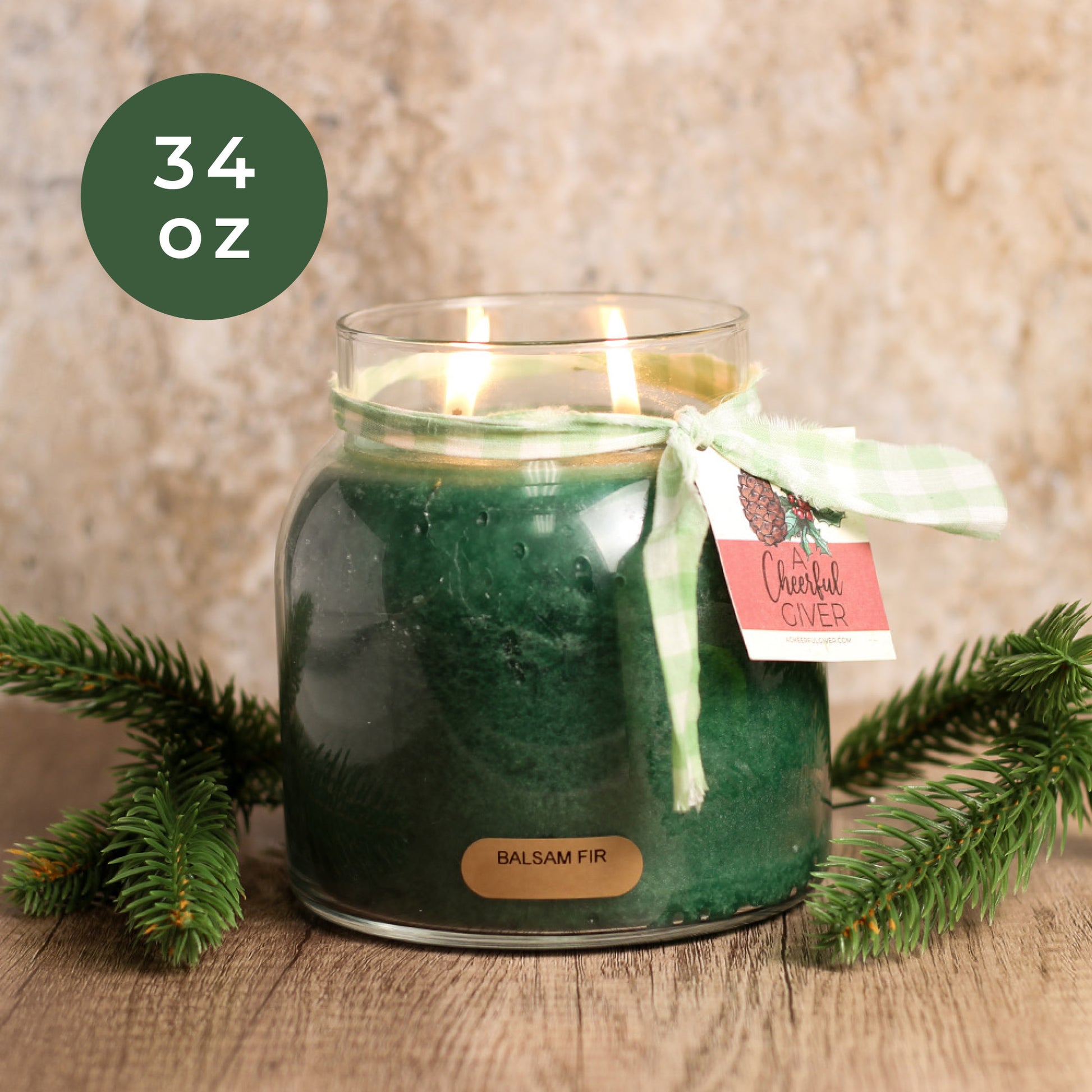 Balsam Fir - 34 oz Papa Candle