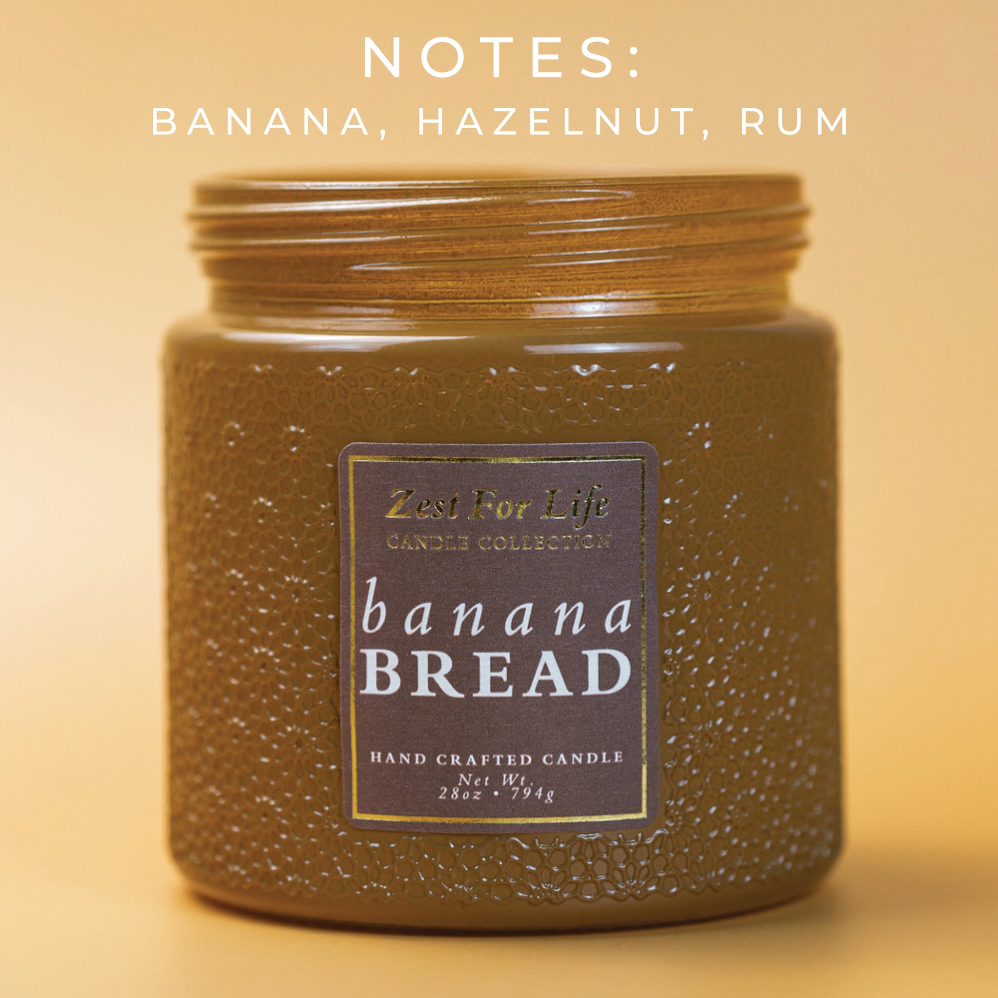 Banana Bread - Zest For Life Candle