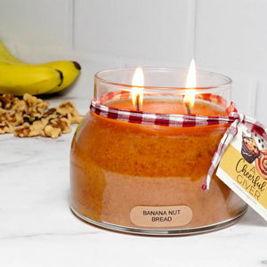 Banana Nut Bread Scented Candle - 22 oz, Double Wick, Mama Jar