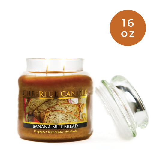 Banana Nut Bread - 16 oz Cheerful Candle