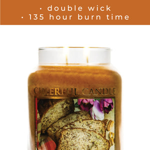 Banana Nut Bread - 24 oz Cheerful Candle