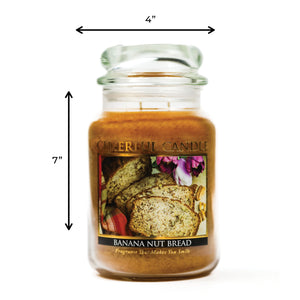 Banana Nut Bread - 24 oz Cheerful Candle