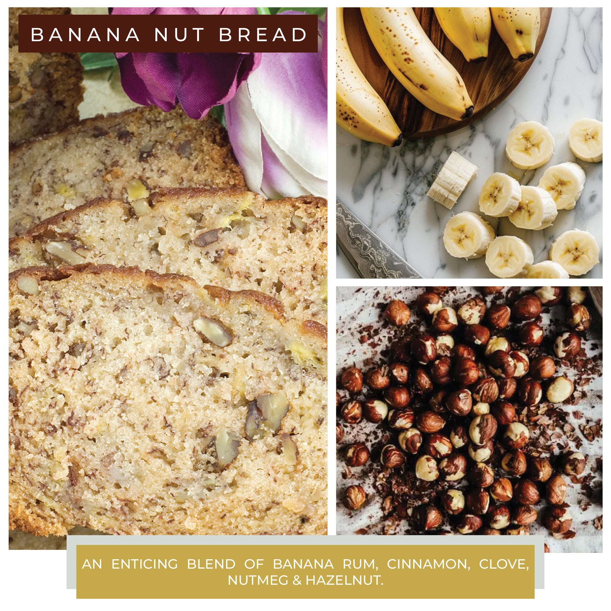 Banana Nut Bread - 6 oz Cheerful Candle
