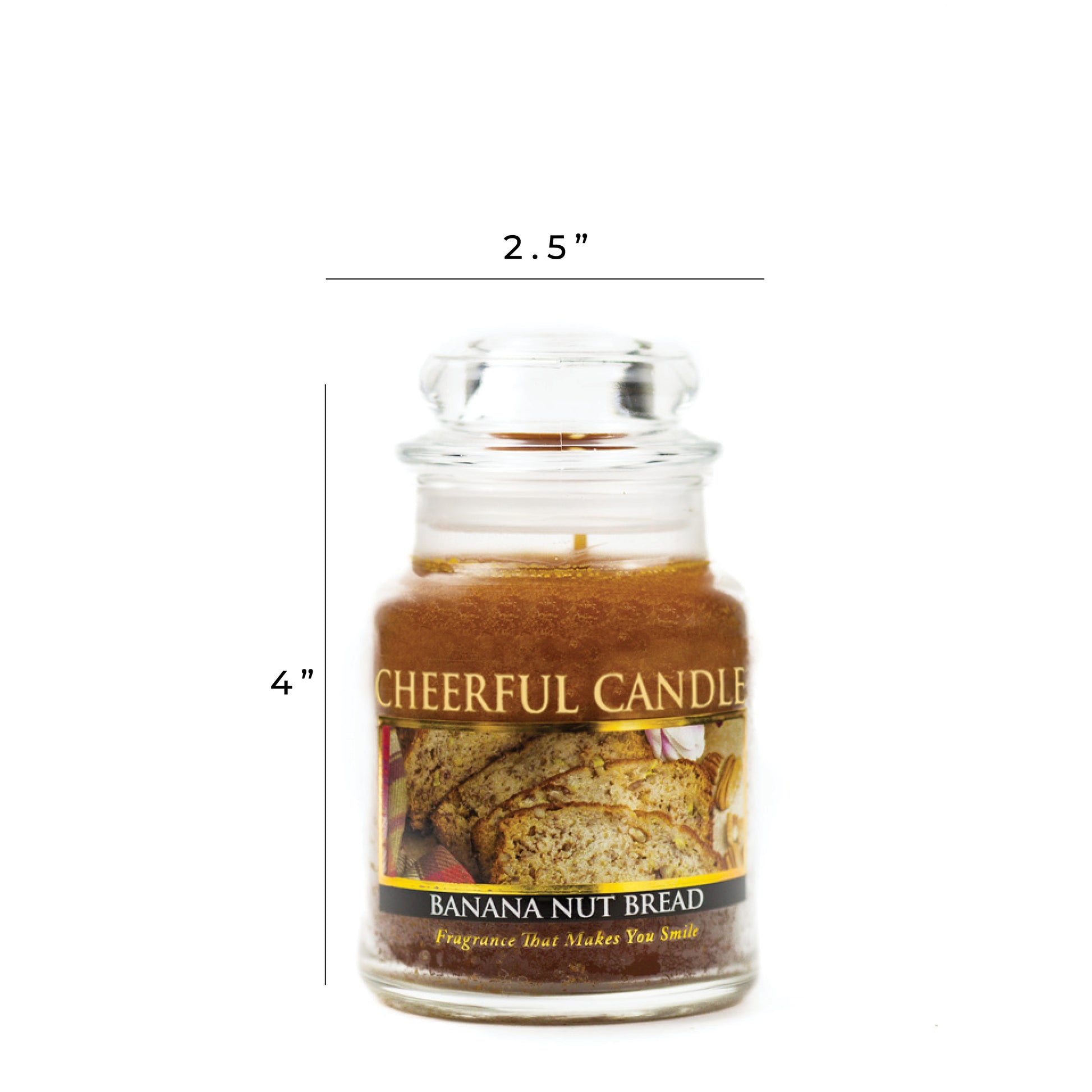 Banana Nut Bread - 6 oz Cheerful Candle