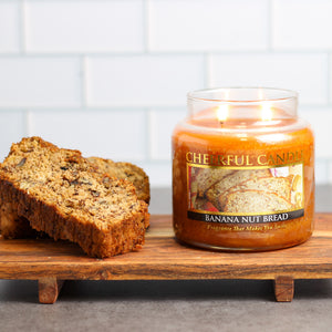 Banana Nut Bread - 16 oz Cheerful Candle