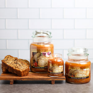 Banana Nut Bread - 16 oz Cheerful Candle