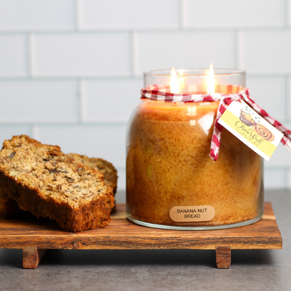 Banana Nut Bread - 34 oz Papa Candle