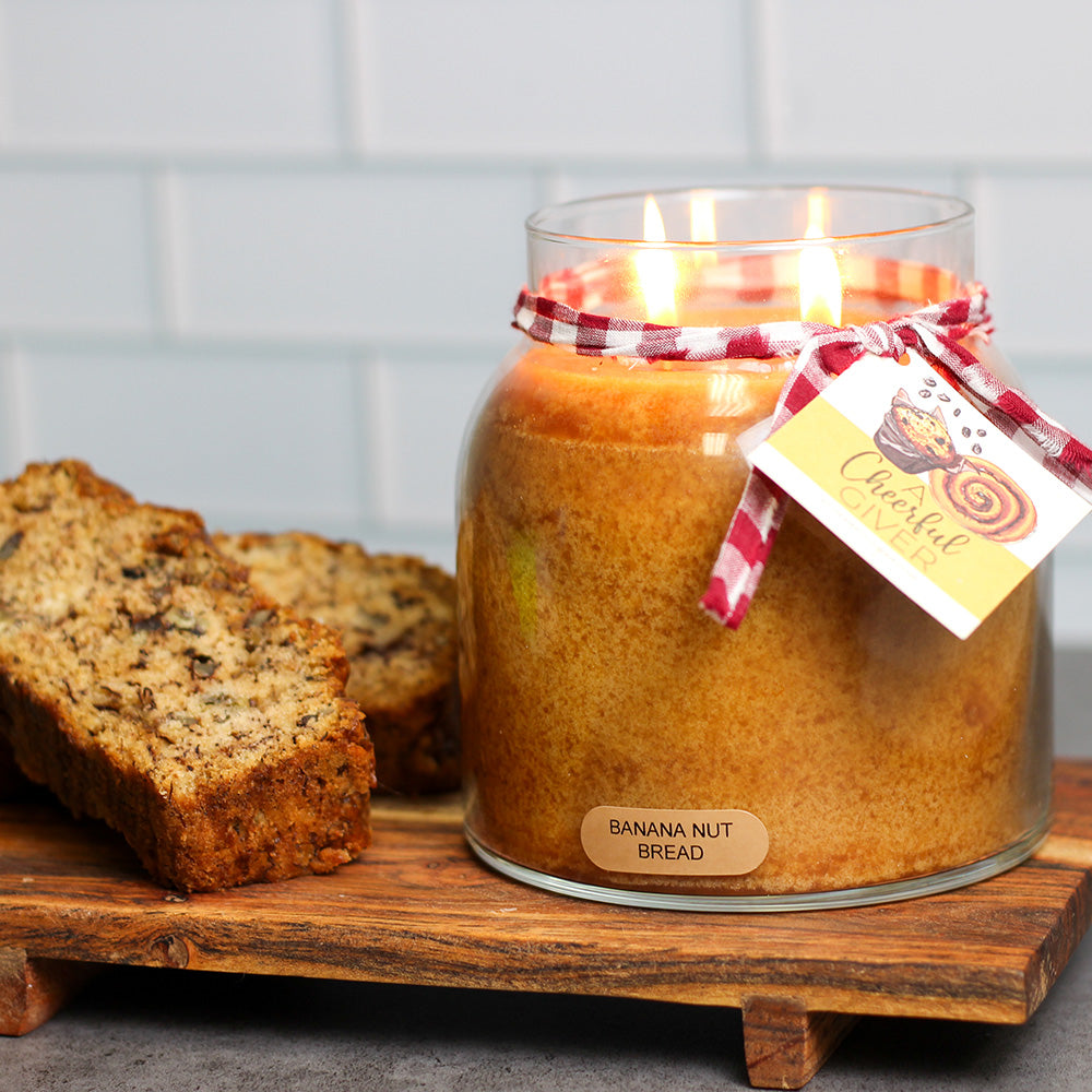 Banana Nut Bread - 34 oz Papa Candle