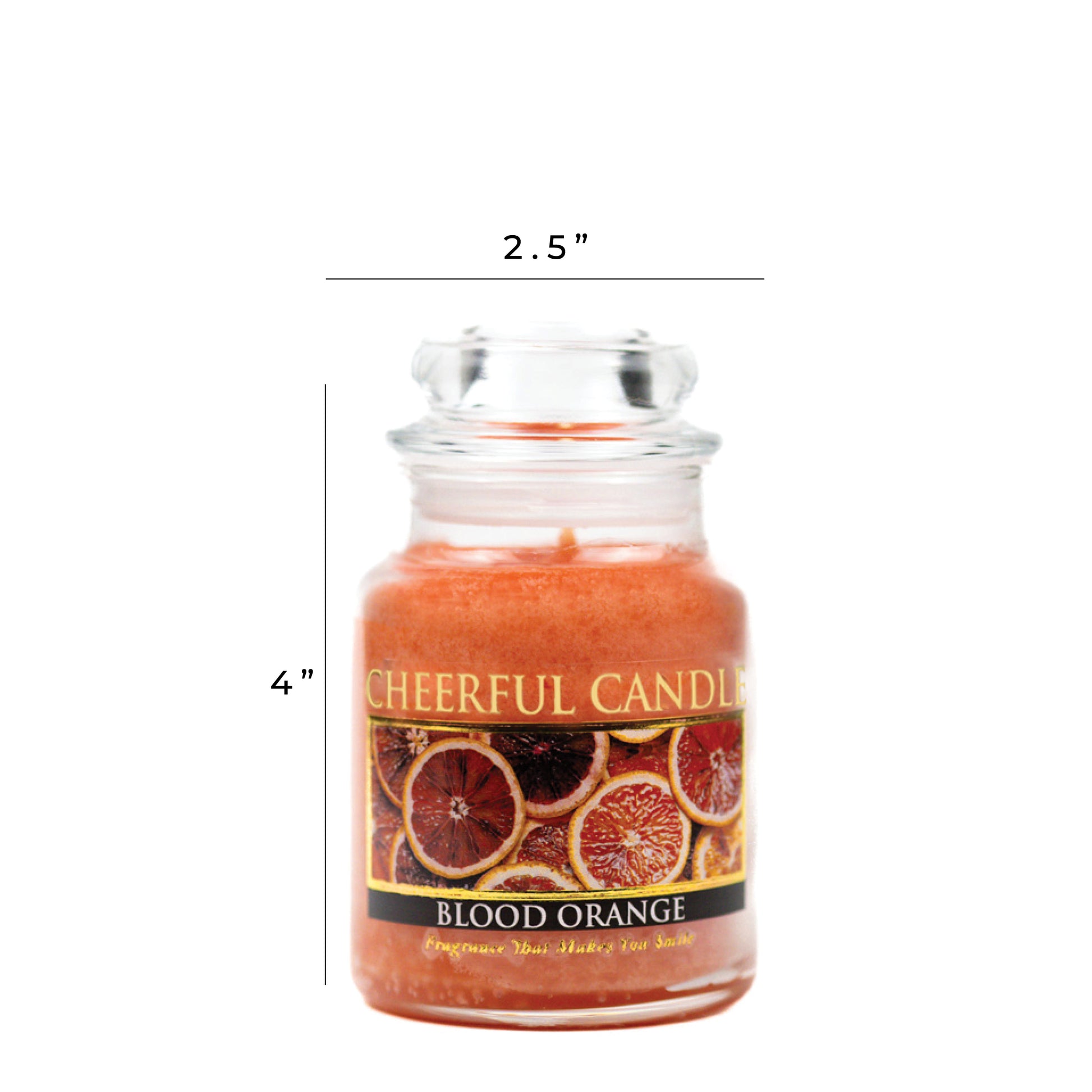 Blood Orange - 6 oz Cheerful Candle