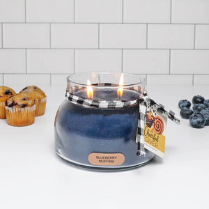 Blueberry Muffins Scented Candle - 22 oz, Double Wick, Mama Jar