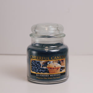 Blueberry Muffins Scented Candle -16 oz, Double Wick, Cheerful Candle