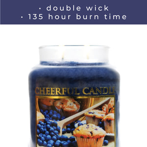 Blueberry Muffins - 24 oz Cheerful Candle