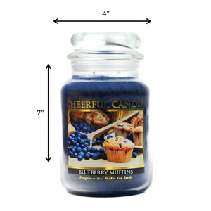 Blueberry Muffins - 24 oz Cheerful Candle
