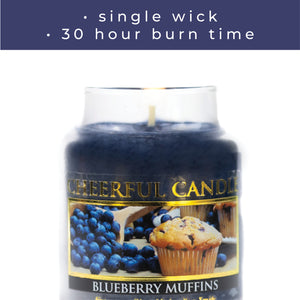 Blueberry Muffins - 6 oz Cheerful Candle