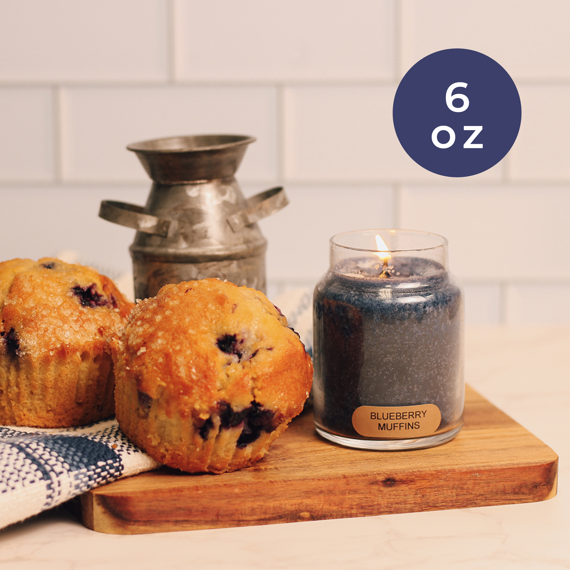 Blueberry Muffins - 6 oz Baby Candle