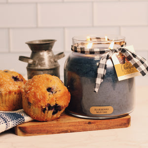 Blueberry Muffins - 34 oz, Double Wick, Papa Jar