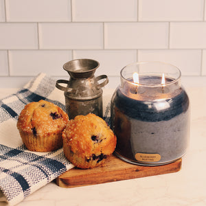 Blueberry Muffins - 34 oz, Double Wick, Papa Jar