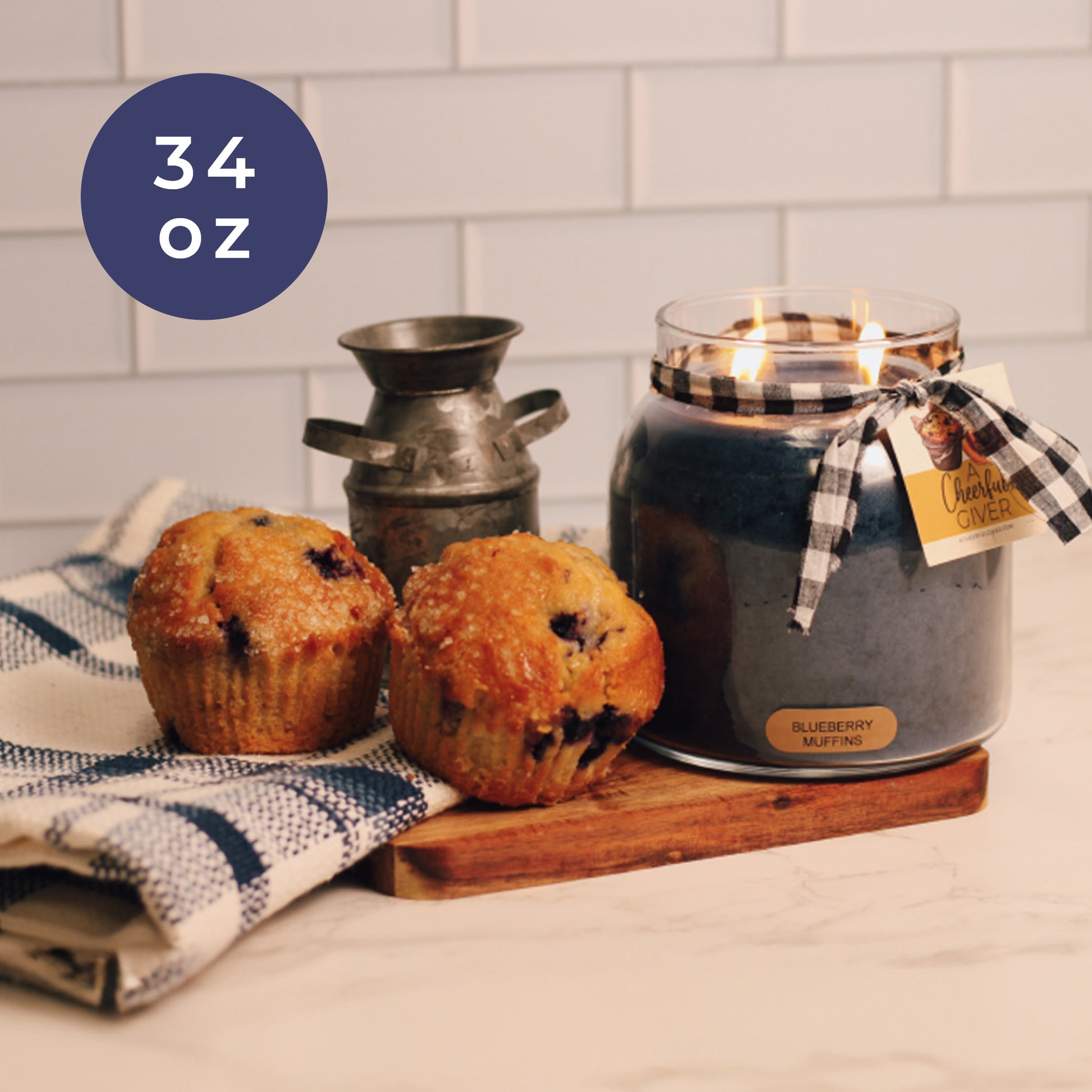 Blueberry Muffins - 34 oz Papa Candle