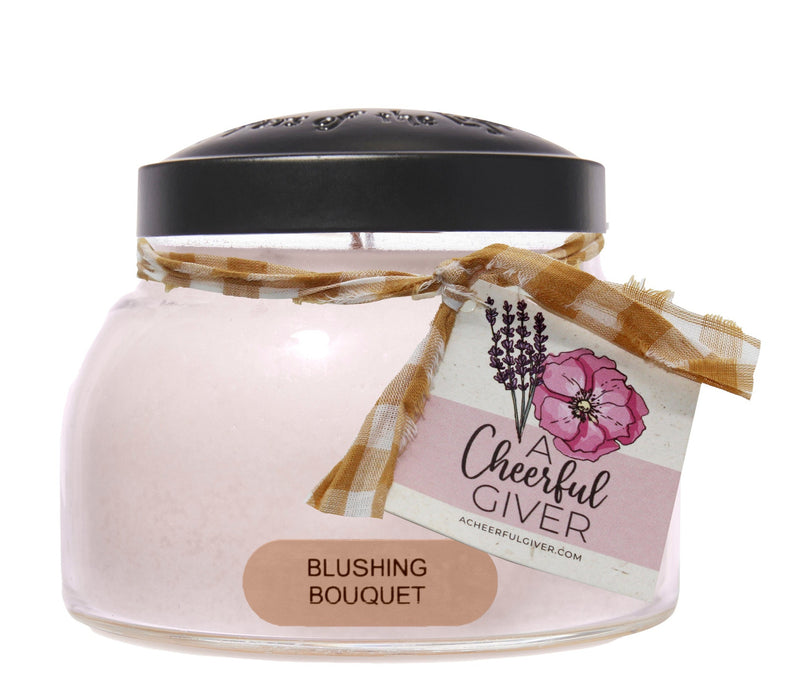 Blushing Bouquet Scented Candle - 22 oz, Double Wick, Mama Jar