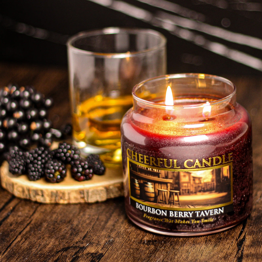 Bourbon Berry Tavern - 16 oz Cheerful Candle