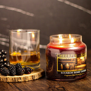 Bourbon Berry Tavern - 16 oz Cheerful Candle