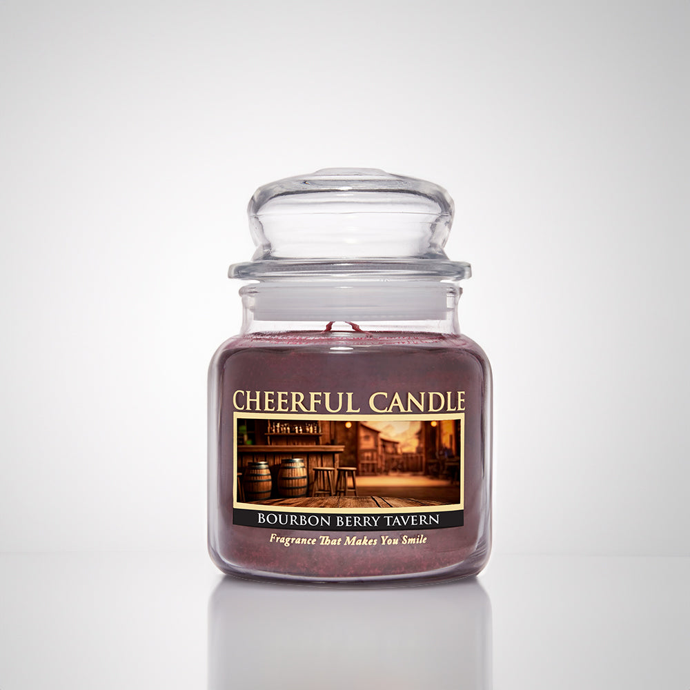 Bourbon Berry Tavern Scented Candle -16 oz, Double Wick, Cheerful Candle