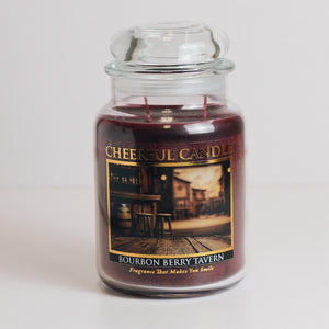 Bourbon Berry Tavern - 24 oz Cheerful Candle