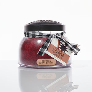 Bourbon Berry Tavern Scented Candle - 22 oz, Double Wick, Mama Jar