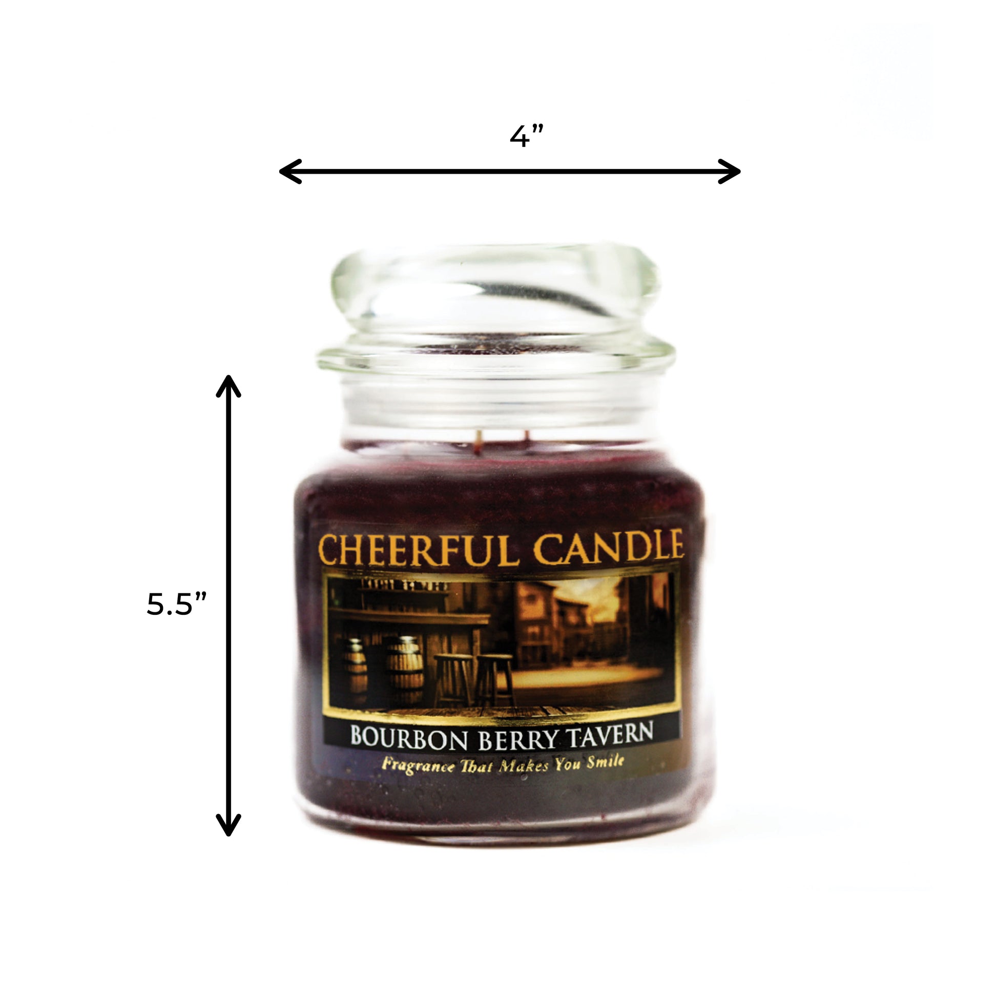 Bourbon Berry Tavern - 16 oz Cheerful Candle