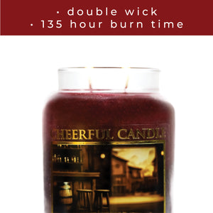 Bourbon Berry Tavern - 24 oz Cheerful Candle