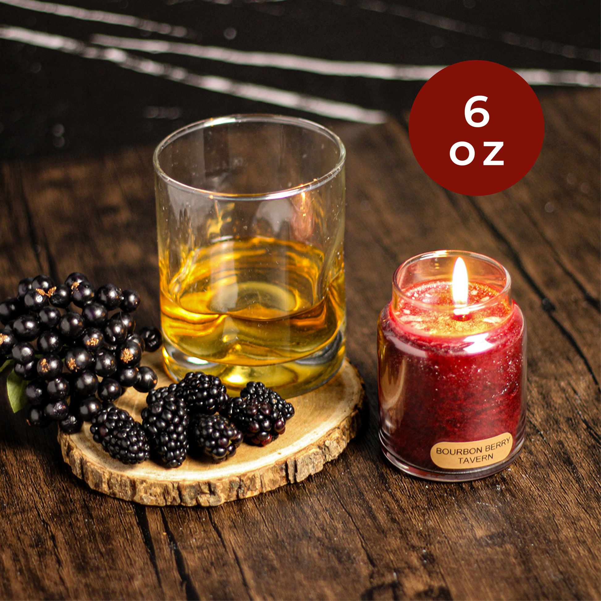 Bourbon Berry Tavern - 6 oz Baby Candle