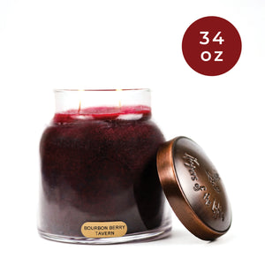 Bourbon Berry Tavern - 34 oz Papa Candle